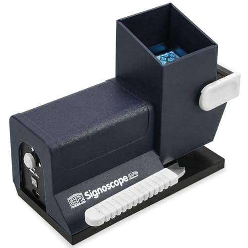 Signoscope Pro Safe 9901 comprobador de marcas de agua y filatelia detallada