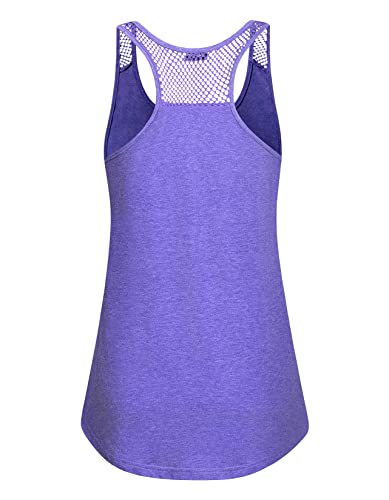 Image of Womens Yoga Tops Activewear Workout Clothes Open Back Fitness Sleeveless Tank Tops