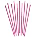 Disposable Tumbler Straws - 10 Inches Tall (Pink, 250)