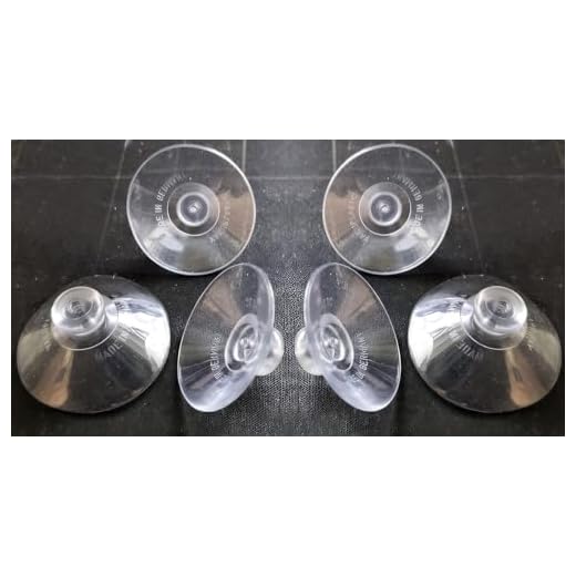 Juego de 6 Ventosas de recambio para soporte de Guitarra Clásica o Flamenca