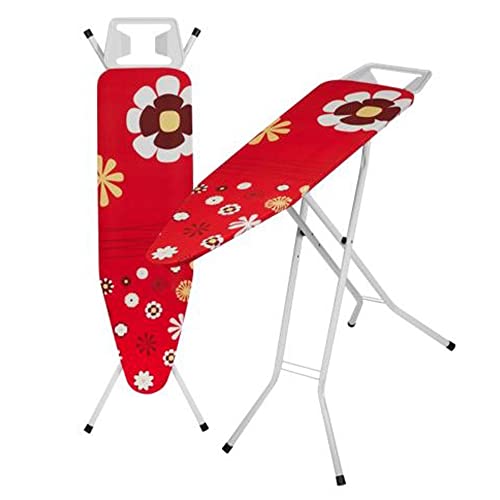 Planche à repasser flowerne rouge pour un soin du linge rapide dans le salon