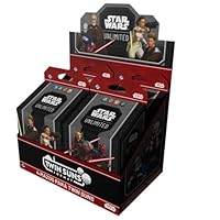 Asmodee Star Wars: Unlimited TCG, Twin Suns, Deck Display, 4 vorgefertigte Multiplayer-Decks mit 80 Karten, Klonkriege, exklusiver Inhalt, ab 12 Jahren, 2-4 Spieler, 20 Min., Spanisch
