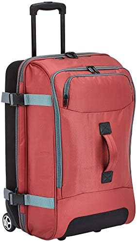 Amazon Basics Small Wheeled Travel Duffel, Black