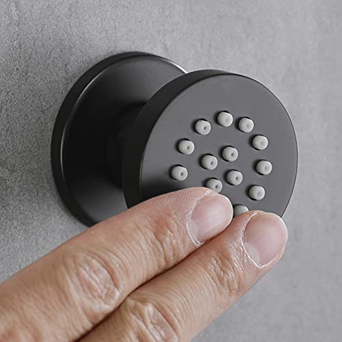Ensemble de douche réglable en laiton avec jet de massage mural - 6