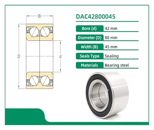 Roulements à Billes à Contact Oblique DAC42800045 de Haute Précision - 4