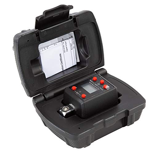 Oem Tools 25682 1/2" Drive Digital Torque Wrench Adapter | Measure Torque In Nm, Kg-Cm, Ft-Lb, In-Lb | Any Breaker Bar Or Ratchet Becomes A Torque Wrench | Range: 40-200 Nm (29.5-147.5 Ft-Lb) #TOP4