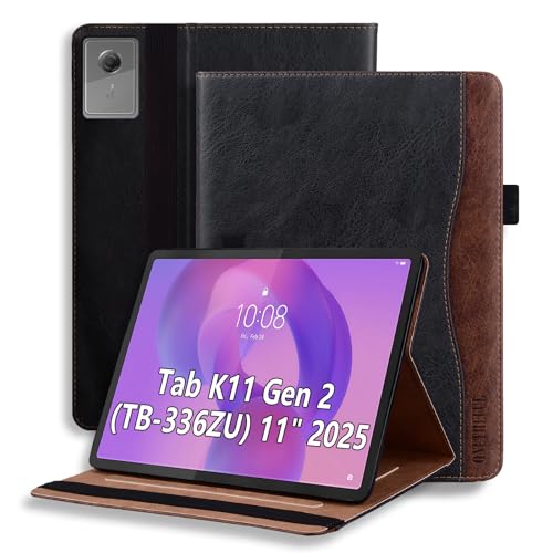 Protection Lenovo Idea Tab 11 2025 étui cuir antichoc avec fente stylet