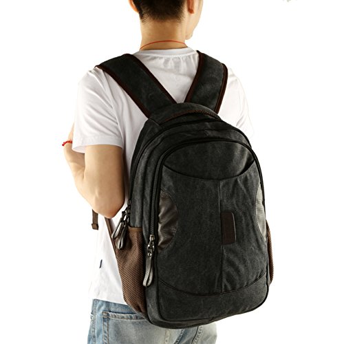 Sac d'ordinateur homme épaule en toile voyage école