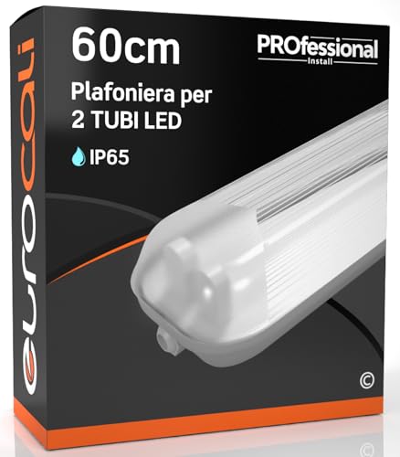 Questa plafoniera è specifica per tubi LED, quindi non compatibile con vecchi tubi neon fluorescenti
