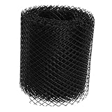 Installation simple : le grillage de gouttière peut être facilement déroulé, facilement installé dans tout type de gouttière qui empêche les feuilles et les débris de bloquer les drains, couvercle de gouttière en maille, protège-gouttière en plastique