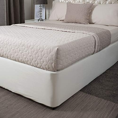 Belledorm Jersey Base Wrap - Transform a drab looking bed base (Linen, Double)