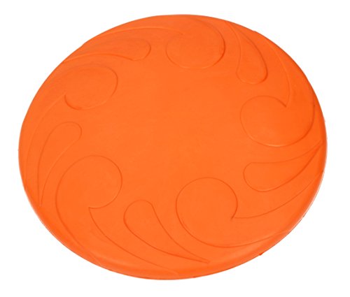 PlayfulSpirit Frisbee pour Chien en Caoutchouc Naturel résistant: sur, pour Chien Taille Moyenne ou Grande Jouet interactif à Lancer/rapporter Parfait pour Jouer à l’extérieur ou pour Dressage Cover