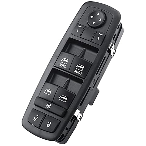 Driver Side Power Master Control Window Switch Replacement for 2009-2012 Dodge Ram 1500 2500 3500, OE Replace 4602863AD 4602863AB 4602863AC 901-473 Cover