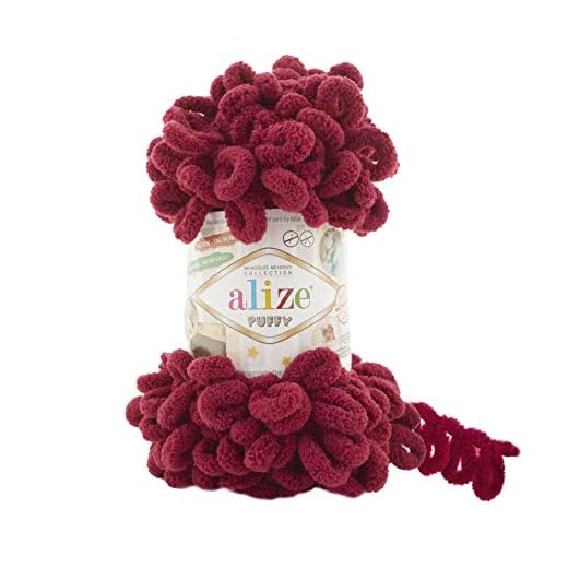 4 skn/Ball Alize Puffy Baby Big Loop Blanket Yarn 100% Micropolyester Soft Yarn 400gr 39.3 yds (107)