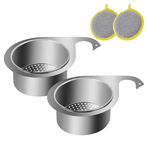 Swan Stainless Steel Sink Strainer Basket 2 Count