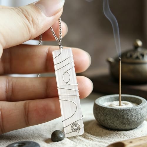 Selenite Sticks 3.15", Selenite Crystal Wands, White Healing Stone, Great for Wicca, Reiki, Healing, Metaphysical, Chakra, Positive Energy, Meditation, Good Luck and Protection Decoration or Gift — view 5