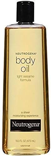 Neutrogena Light Sesame Formula Body Oil, 16 Fluid Ounces