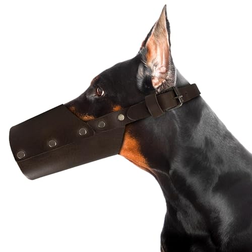 Taco Dog Leather Dog Muzzle Guard Handmade From Full Grain Leather cover