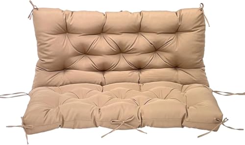 Coussin de banc de jardin pour balancelle et hamac sur une terrasse ombragée