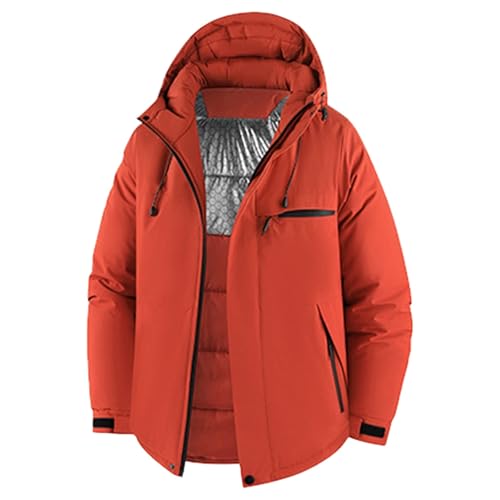 Chaqueta resistente al viento en talla grande XXXL con forro polar pesado
