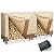 Wiilkac Firewood Rack Cover 8 Ft, Waterproof Heavy Duty 8 feet Log Wood Rack Cover for Outdoor Indoor, 600D Oxford & Weather-Resistant 8 foot Firewood Storage Holder Cover (96" L x 24" W x 42" H)
