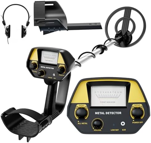 JUANGU Metal Detector for Adults & Kids - Lightweight 2.8lbs with 8
