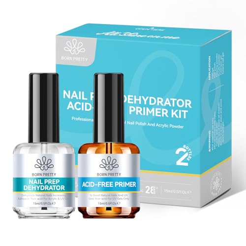 Born Pretty 15ml Nail Prep Dehydrate &amp; Bond Nail-Primer Set