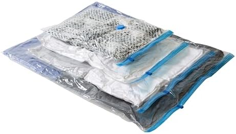 Honey Can Do 16-Pack Vacuum Storage Bags, (4x Jumbo, 4x Large, 4x...