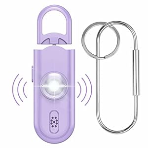 Safe Sound Personal Safety Alarm for Women, 130 dB Loud Siren with Strobe LED Flashlight, Safety Alarm Keychain Helps…
