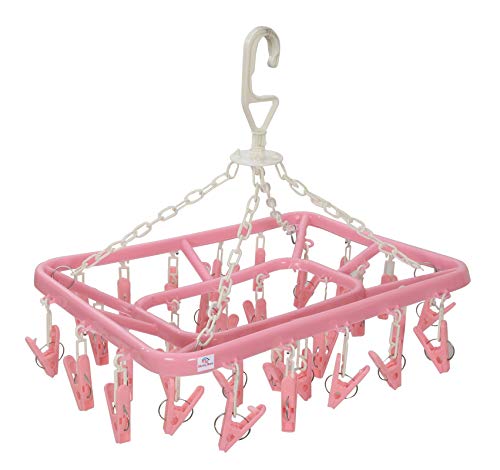 See full amazon price history chart for Heart Home Cloth Drying Hanger Rack (32 Clips)|360 Degree Portable & Rotatable Clips|Space Saving Travel & Durable Plastic|Size 40 x 38 x 30 CM (Pink)-HHEART15539 Heart Home Cloth Drying Hanger Rack (32 Clips)|360 Degree Portable & Rotatable Clips|Space Saving Travel & Durable Plastic|Size 40 x 38 x 30 CM (Pink)-HHEART15539 (B08VJCNLPW) Amazon Price History, Amazon Price Tracker
