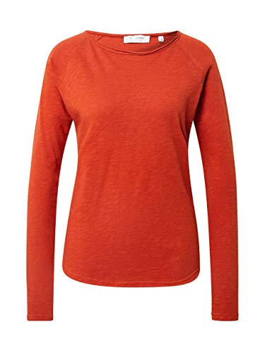 Preisvergleich Produktbild rich&royal Damen Heavy Jersey Longsleeve T-Shirt, Rusty red, M