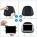 Car Headrest Mount Silicon Holder - Car Mount Compatible with Game Machine Nintendo Switch (Black)
