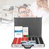 Set de caja de lentes de prueba de optometría de 266 piezas, prueba de optometrista, con armazón de prueba, set de lentes de prueba ópticos, para optometrista 2