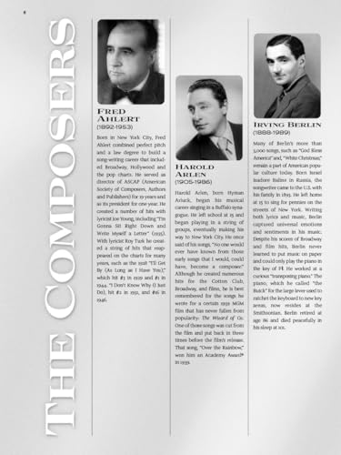 The Great American Songbook - Piano Vocal and Guitar Sheet Music Collection | 100 Jazz and Broadway Standards for Intermediate and Advanced Players | Classic Songbook for Students and Performers - Image 3