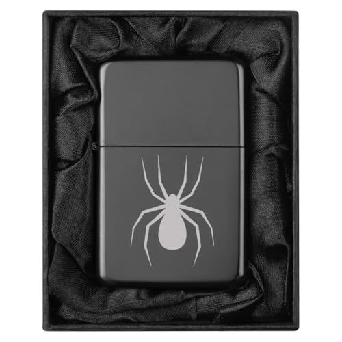 Encendedor en caja de regalo negra con seda miniatura 1