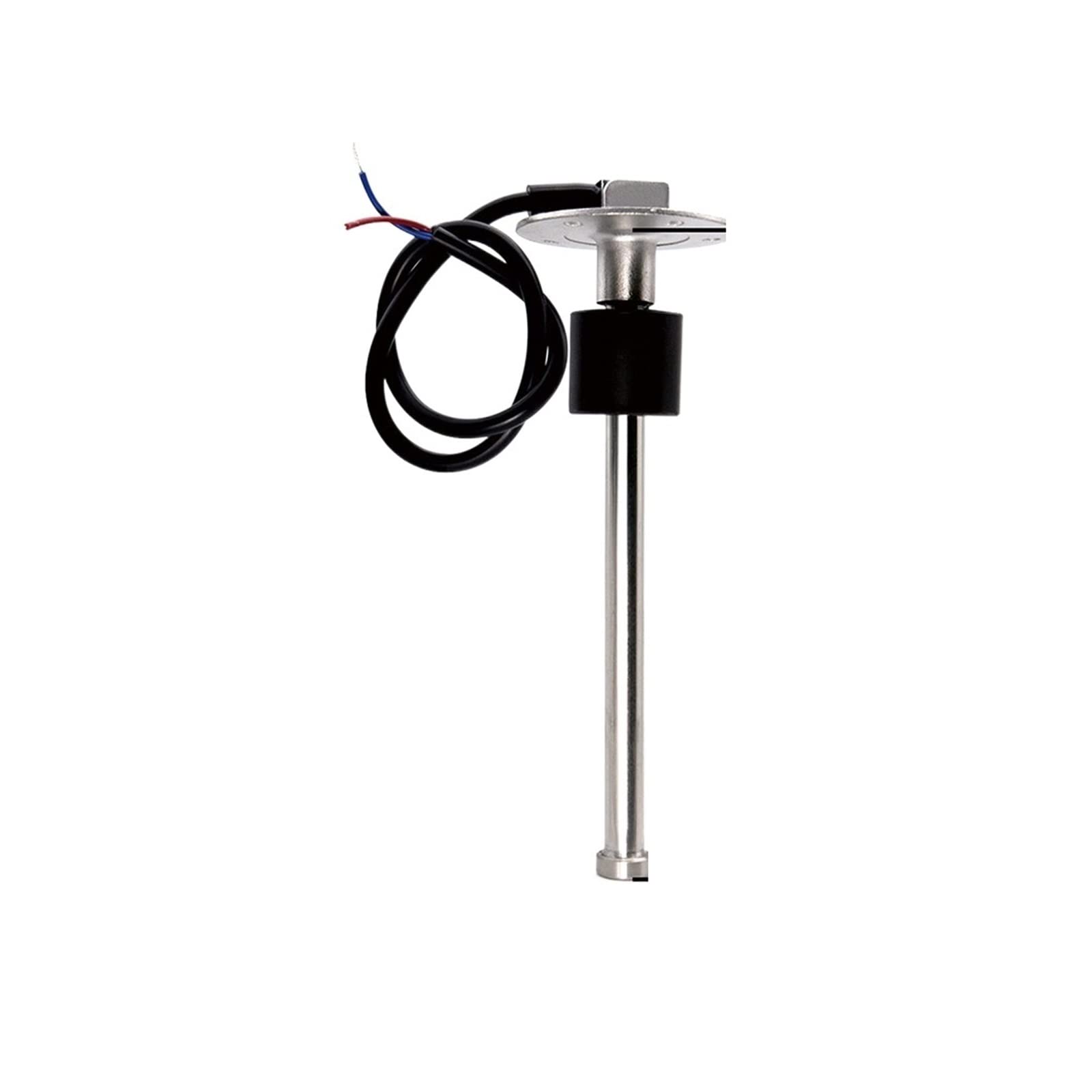 Unità di invio carburante con retroilluminazione rossa, 52 mm, indicatore di livello carburante digitale, indicatore di livello serbatoio olio per sensore di livello carburante da 0-190 ohm, 100 mm,
