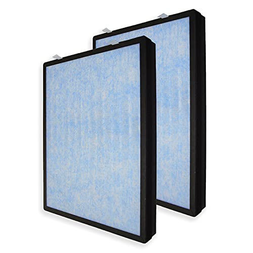 Filtre HSP002 PUREBURG lot de 2 recharges HEPA H13 et charbon actif pour purificateur d'air