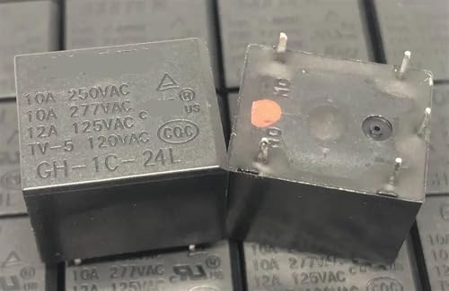Relé 5 pines GH-1C-48L microelectrónico interruptor T73-1C para placas de circuito impreso PCB 4