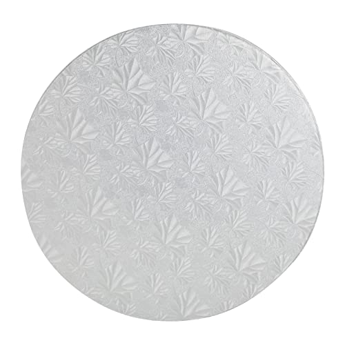 Juvale 3-Pack 12-Inch Cake Boards For Wedding, Baking, Cake Decorating Supplies, Silver Foil Corrugated Cardboard For Multi-Layer Cakes, Sturdy Base For Treats And Pizza #TOP6