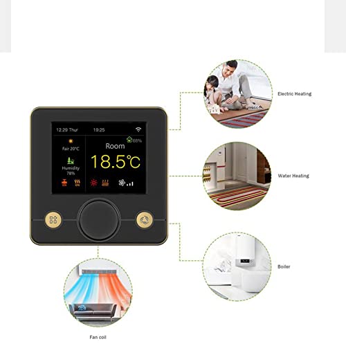 Thermostat intelligent chauffage par le sol et ventilo-convecteur 1-Pack - 3