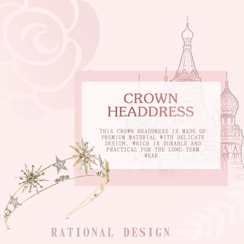 Tiara Dorada con Estrella PLAFOPE el Obsequio de Cumpleaños Ideal para Niñas 7
