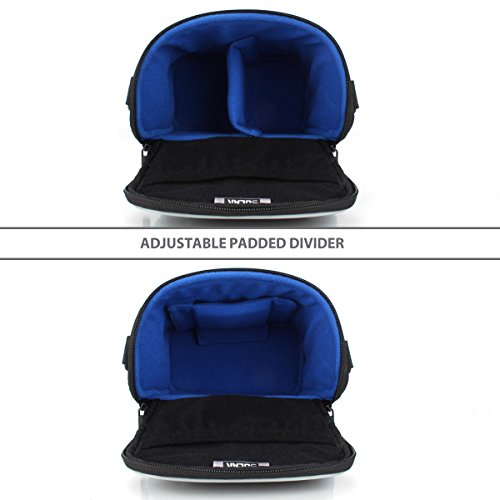 Image of USA Gear DSLR Camera Case for Men and Women with Top Loading Accessibility, Adjustable Shoulder, Small Camera Sling Bag, Travel Padded Handle - Camera Holster Bag for Nikon, Canon, Panasonic (Black)