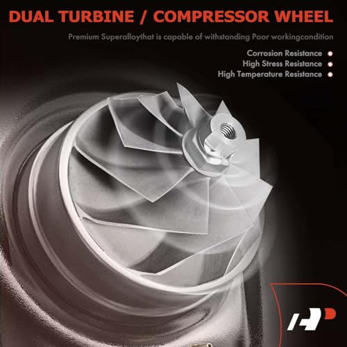 A-Premium 0APTBC001 Turbo Turbocharger And Complete Installation Kits Compatible thumb #4