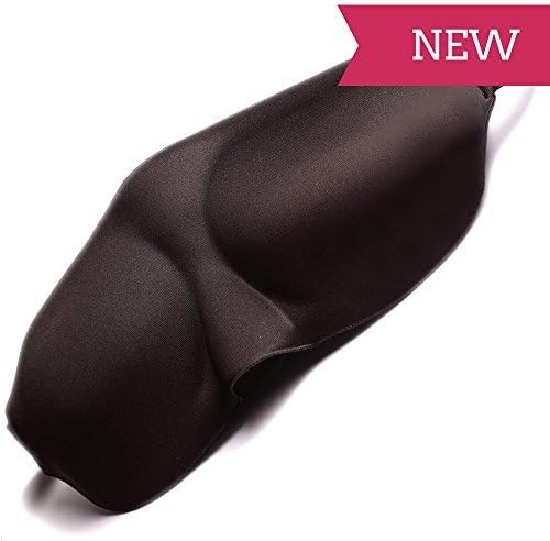 Sleep Mask for Better Sleep - Ultra Soft 3D Contoured Eye Mask - Comfortable as Silk - Satisfaction Guaranteed - For Travel Long Flights Afternoon Naps - Blocks Light - Helps with Insomnia and Other Sleep Disorders - Buy with Confidence Today!