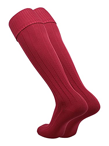 Image of Soccer Socks With Fold Down Top - European Style for Adults - Men and Women