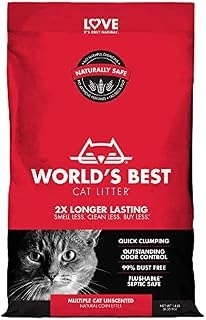 Worlds Best Cat Litter 14lb (6.36kg) Multiple Cat Unscented