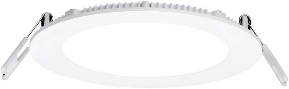 AURORA ENLITEEN-PL09B/40 9W Fixed Integrated Downlight IP44 White - Cool White. Devola Led Keyring.