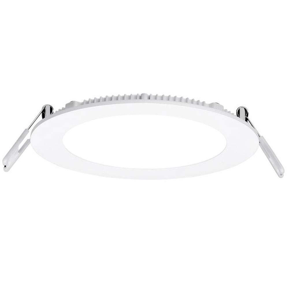 AURORA ENLITEEN-PL09B/40 9W Fixed Integrated Downlight IP44 White - Cool White. Devola Led Keyring.