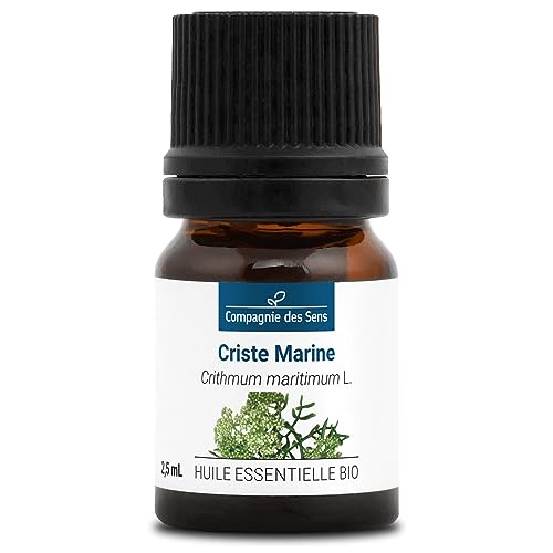 Hinojo Marino/Criste Marina BIO – 2,5 ml – Aceite Esencial 100 % Puro y Natural – Quimiotipado e Integral