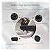 Augeny 2 PCS Car Front Seat Armrest Covers, Soft Elastic Fabric Auto Arm Rest Protector, Breathable Front Seat Armrest Cover Replacement, Universal Vehicle Interior Decor Accessories (Black)